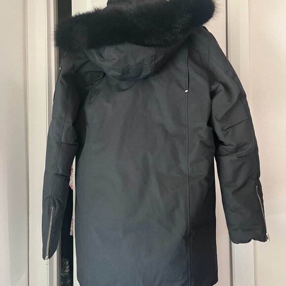 Moose Knuckles MENs ORIGINAL SHEARLING TRIM STIRLING PARKA size large - Picture 5 of 7